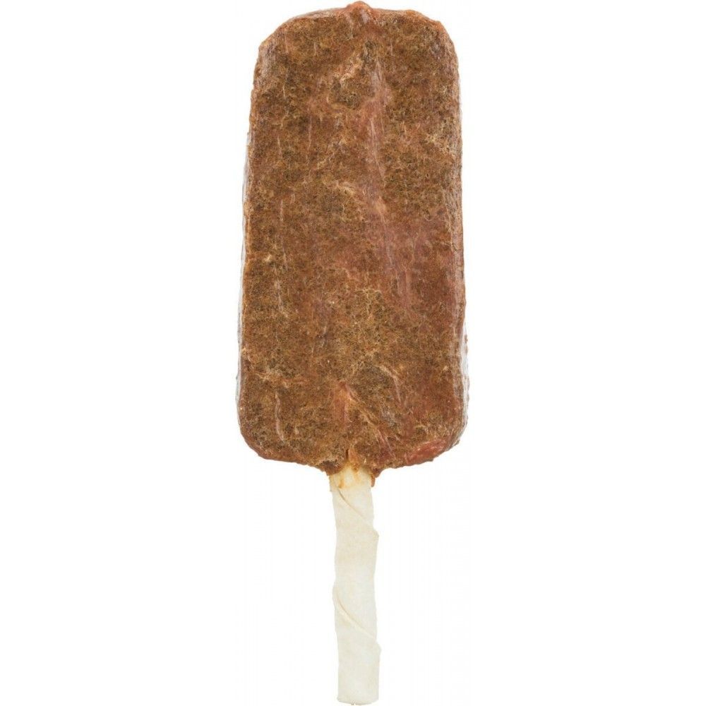 Ласощі для собак Trixie Ice Pop 13 см 1 шт 50 г- курка та печінка Ласощі для собак Trixie Ice Pop 13 см 1 шт 50 г- курка та печінка