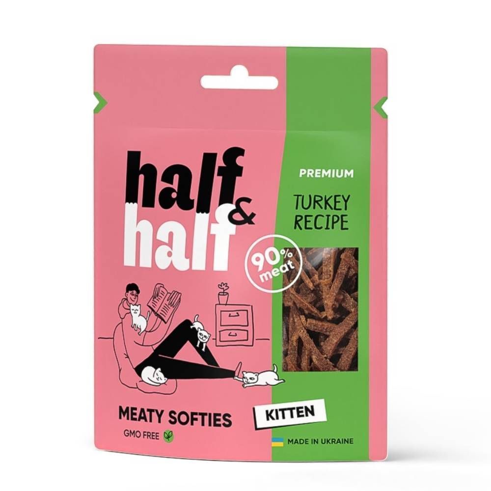 ΠΠ°ΠΊΠΎΠΌΡΡΠ²Π° Π΄Π»Ρ ΠΊΠΎΡΡΡ Half&Half Meaty Softies Kitten 50 Π³ - ΠΈΠ½Π΄Π΅ΠΉΠΊΠ° ΠΠ°ΠΊΠΎΠΌΡΡΠ²Π° Π΄Π»Ρ ΠΊΠΎΡΡΡ Half&Half Meaty Softies Kitten 50 Π³ - ΠΈΠ½Π΄Π΅ΠΉΠΊΠ°
