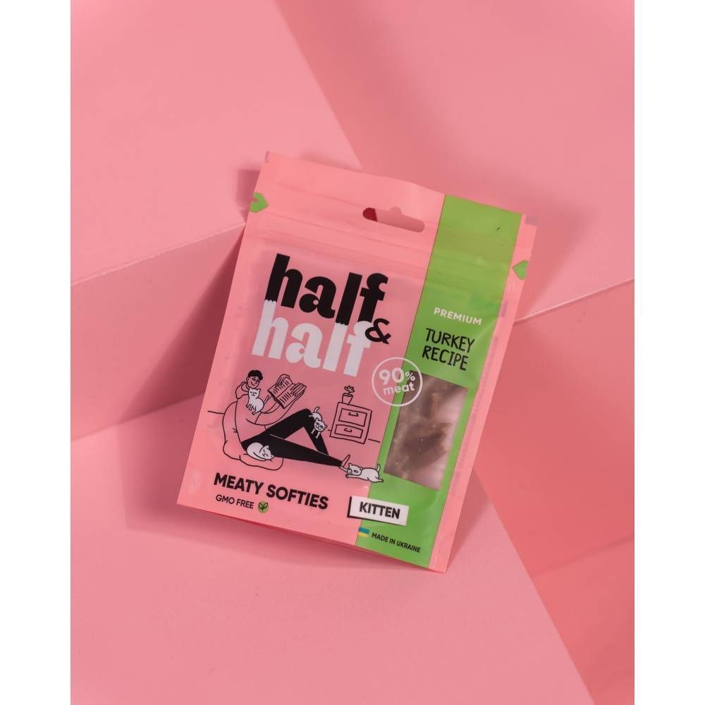 ΠΠ°ΠΊΠΎΠΌΡΡΠ²Π° Π΄Π»Ρ ΠΊΠΎΡΡΡ Half&Half Meaty Softies Kitten 50 Π³ - ΠΈΠ½Π΄Π΅ΠΉΠΊΠ° ΠΠ°ΠΊΠΎΠΌΡΡΠ²Π° Π΄Π»Ρ ΠΊΠΎΡΡΡ Half&Half Meaty Softies Kitten 50 Π³ - ΠΈΠ½Π΄Π΅ΠΉΠΊΠ°