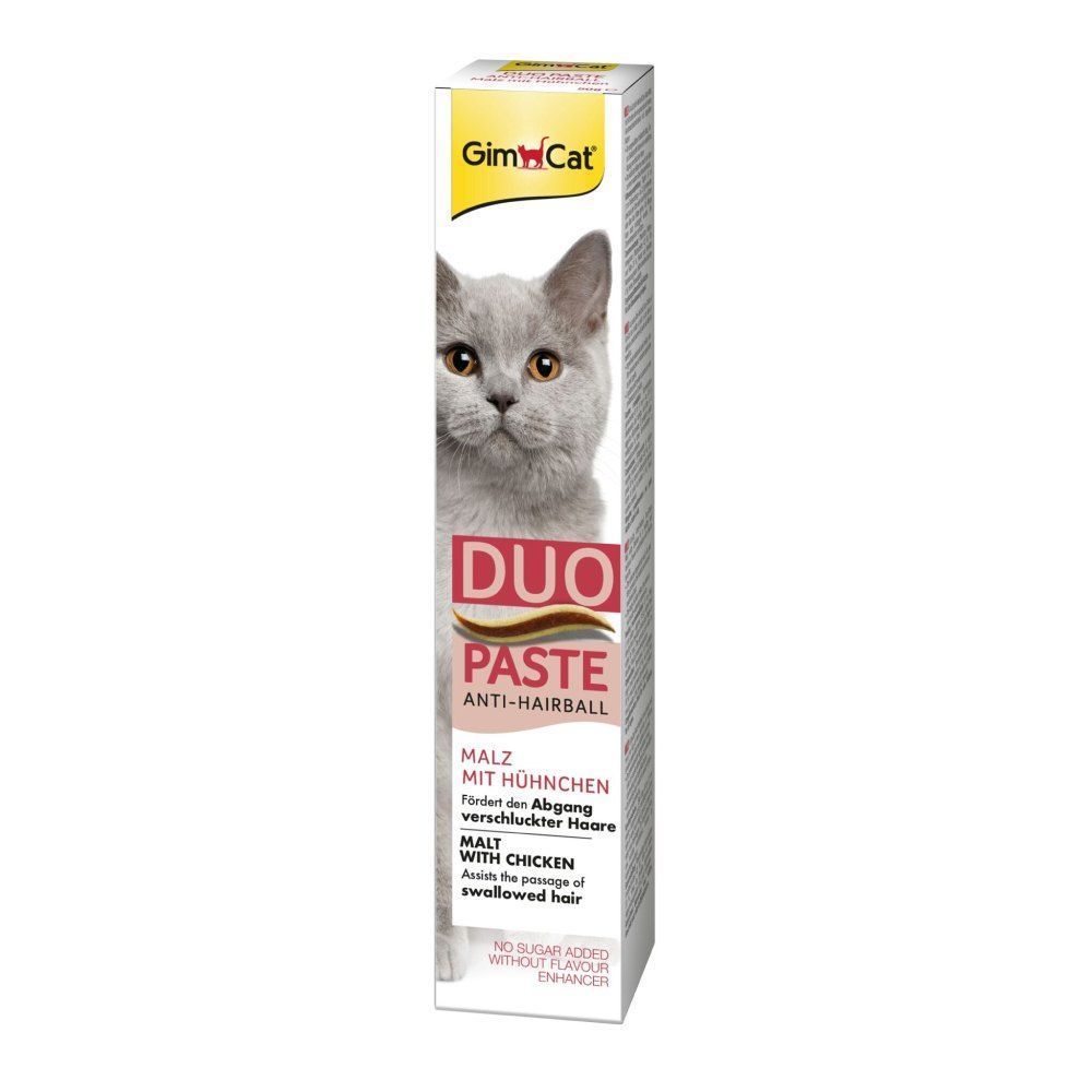 Ласощі для котів GimCat Duo Paste Anti-hairboll 50 г - курка Ласощі для котів GimCat Duo Paste Anti-hairboll 50 г - курка