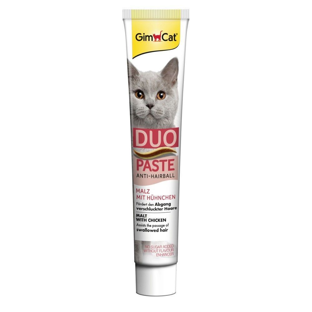 Ласощі для котів GimCat Duo Paste Anti-hairboll 50 г - курка Ласощі для котів GimCat Duo Paste Anti-hairboll 50 г - курка
