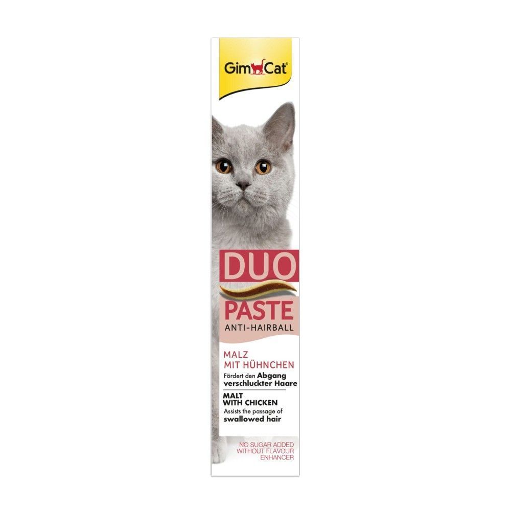Ласощі для котів GimCat Duo Paste Anti-hairboll 50 г - курка Ласощі для котів GimCat Duo Paste Anti-hairboll 50 г - курка