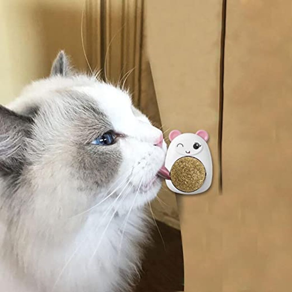 Ласощі для котів Pomurom Кулька-лизун 26 г - котяча м'ята