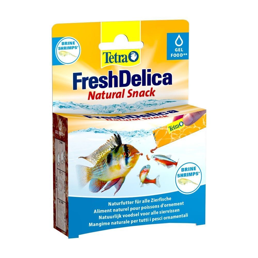 Ласощі для морських акваріумних риб Tetra Fresh Delica 48 г - артемія Ласощі для морських акваріумних риб Tetra Fresh Delica 48 г - артемія