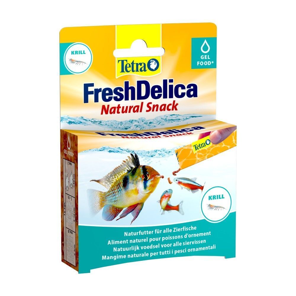 Ласощі для морських акваріумних риб Tetra Fresh Delica 48 г - криль