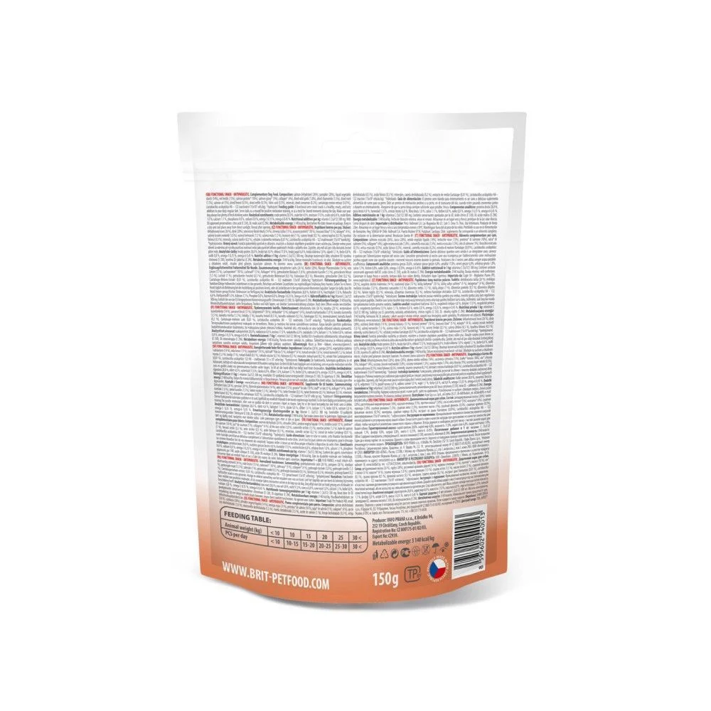 Лакомства для собак Brit Care Functional Antiparasitic 150 г - лосось