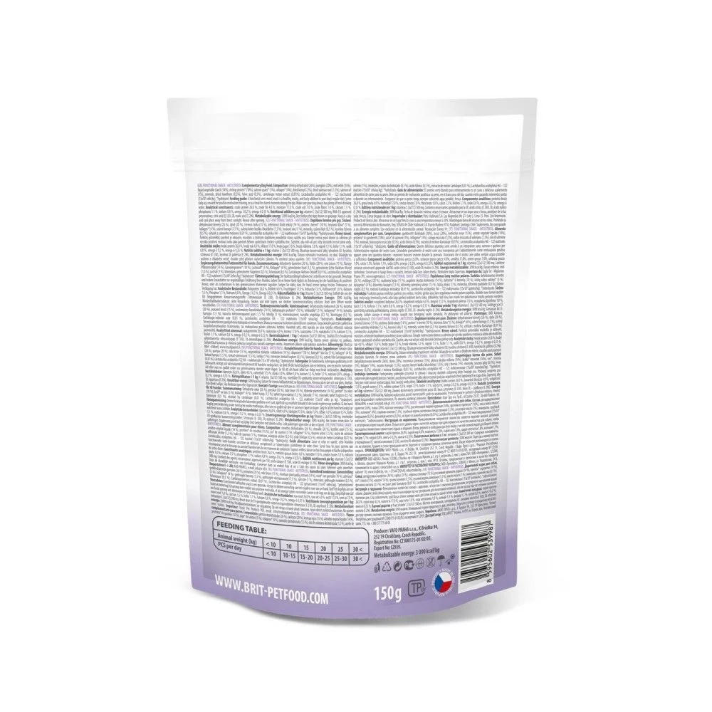 Ласощі для собак Brit Care Functional Antistress 150 г - креветка