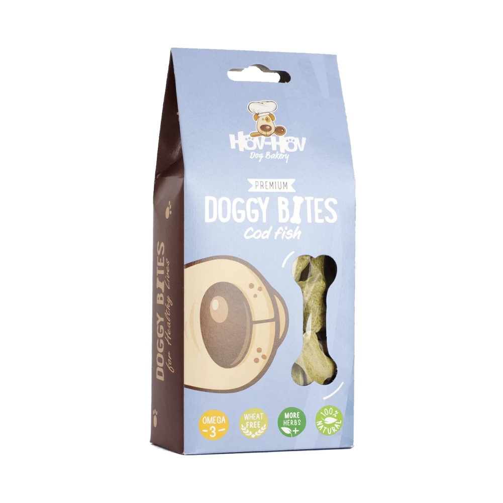 Ласощі для собак Hov-hov Doggy Bites 100 г - риба Ласощі для собак Hov-hov Doggy Bites 100 г - риба
