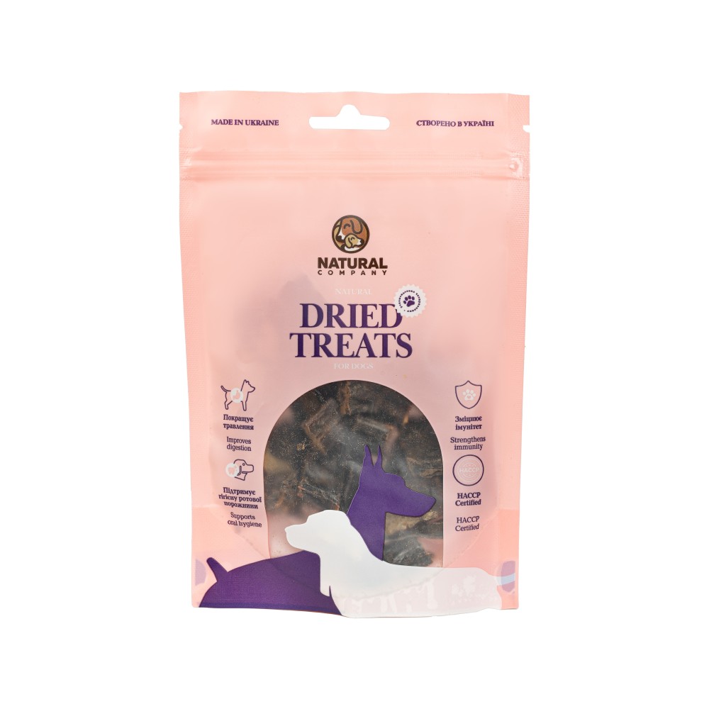 Ласощі для собак Natural Качина Печінка 100 г