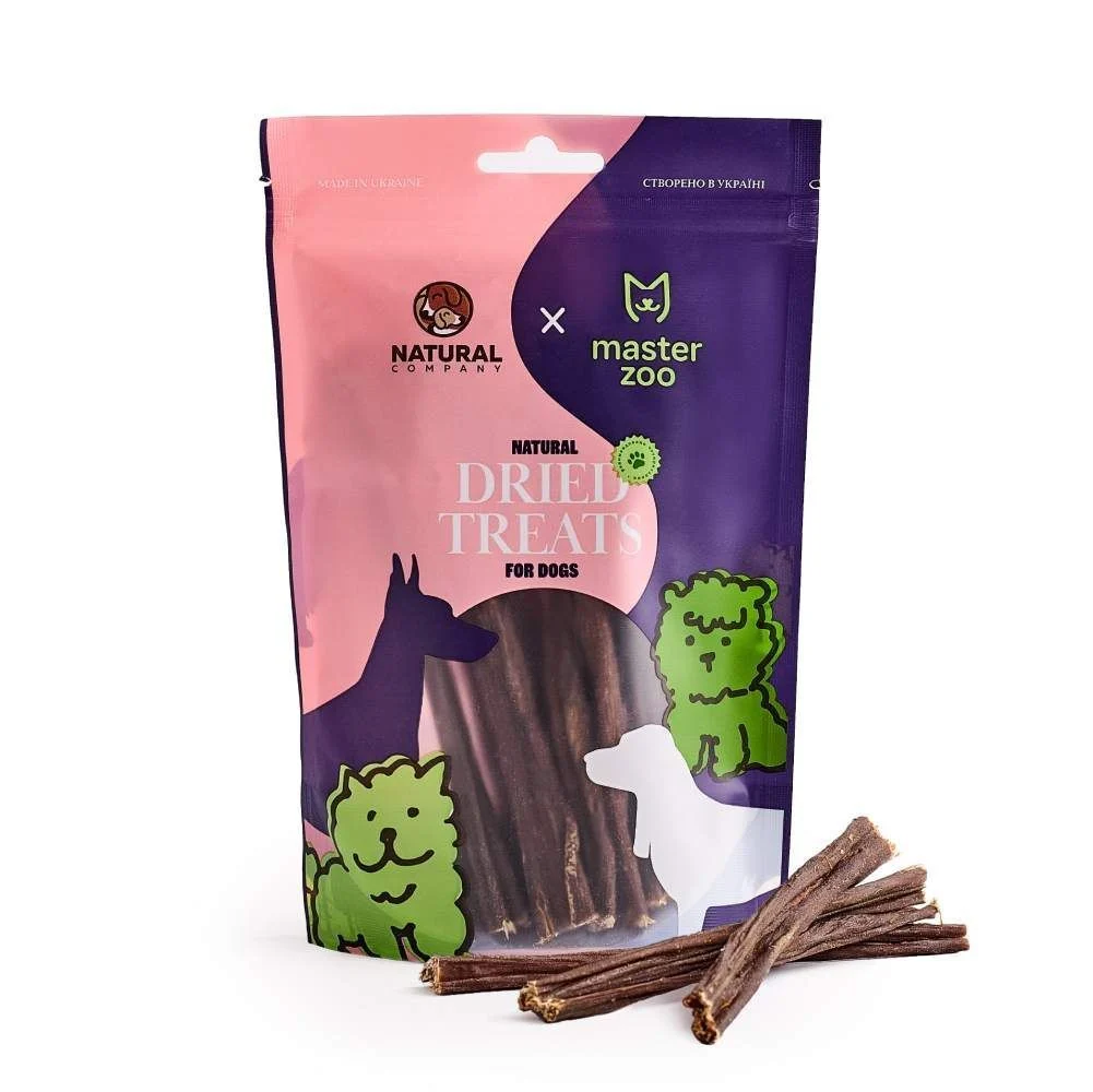 Ласощі для собак Natural Dried Кишка 100 г - баранина