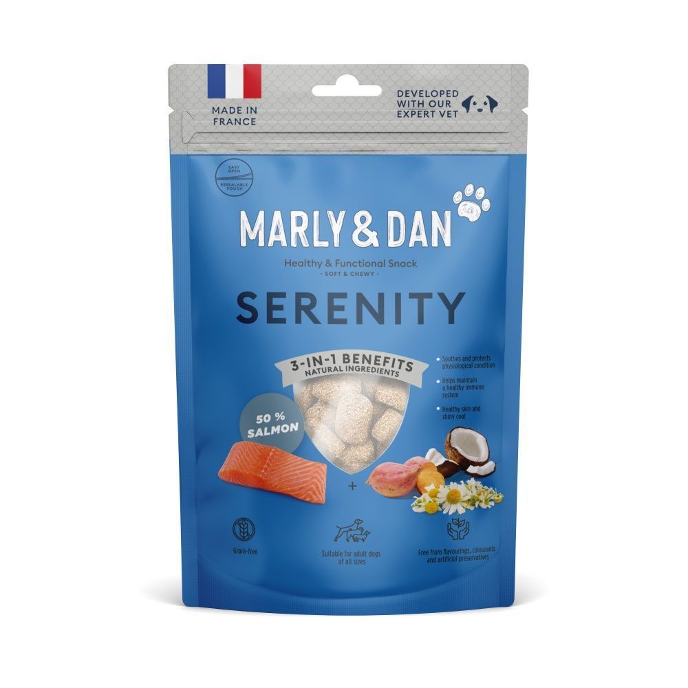 Лакомства для собак Marly & Dan Serenity 100 г - лосось Лакомства для собак Marly & Dan Serenity 100 г - лосось