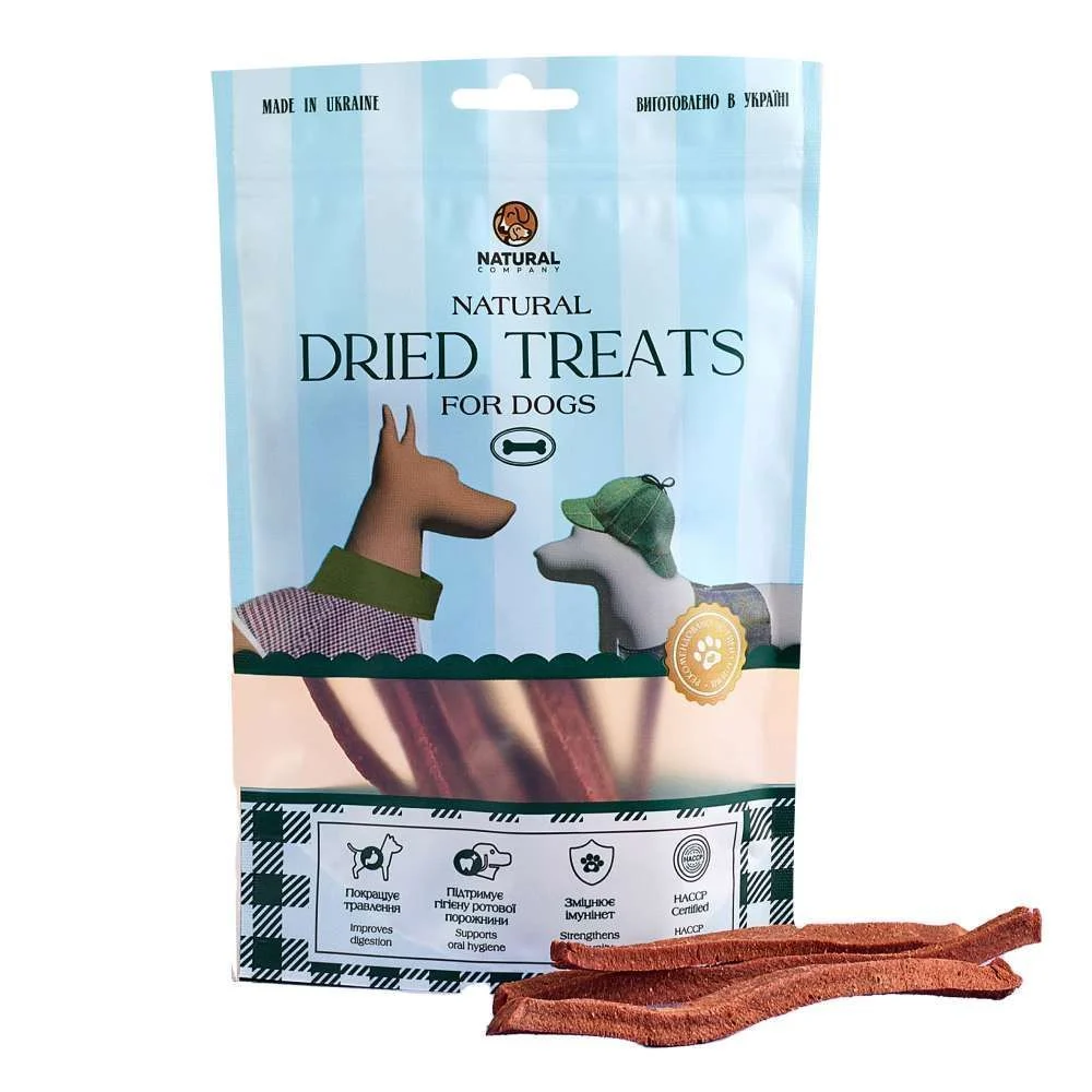Ласощі для собак Natural Dried Treats 100 г - асорті Ласощі для собак Natural Dried Treats 100 г - асорті