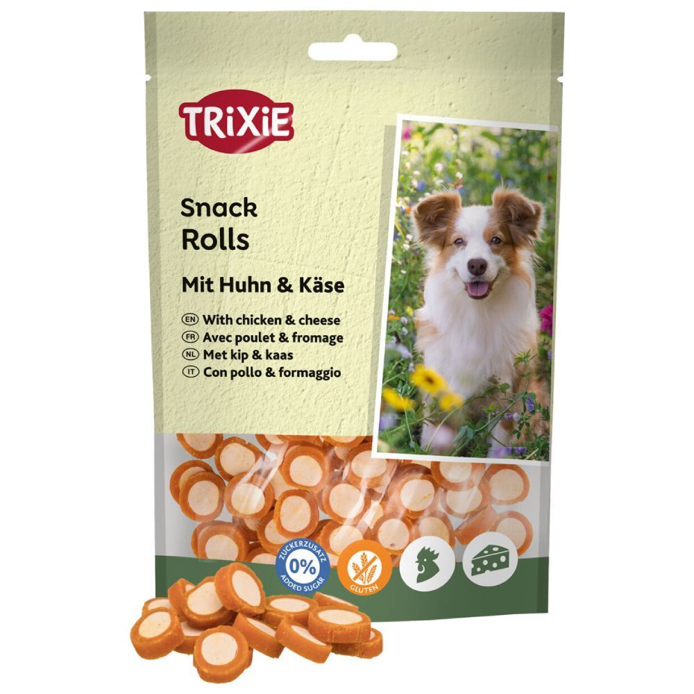 Ласощі для собак Trixie Snack Rolls 100 г - курка та сир Ласощі для собак Trixie Snack Rolls 100 г - курка та сир