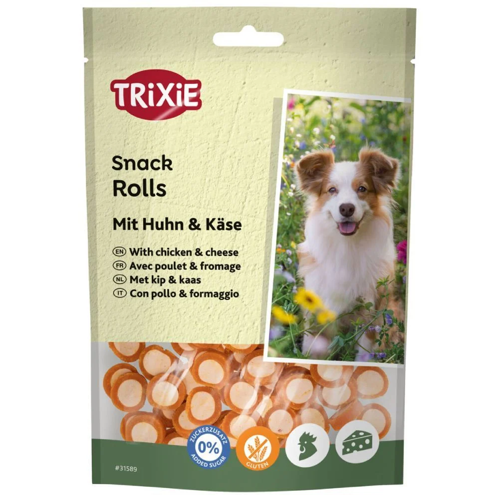 Ласощі для собак Trixie Snack Rolls 100 г - курка та сир Ласощі для собак Trixie Snack Rolls 100 г - курка та сир