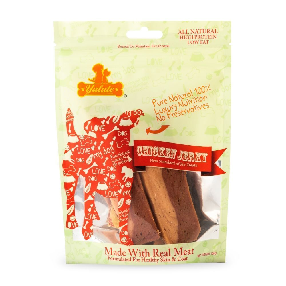 Ласощі для собак Yalute Chiken Jerky 100 г - курка та качка Ласощі для собак Yalute Chiken Jerky 100 г - курка та качка