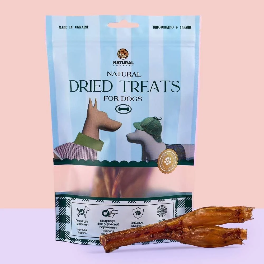 Ласощі для собак Natural Dried Treats 100 г - золота жила