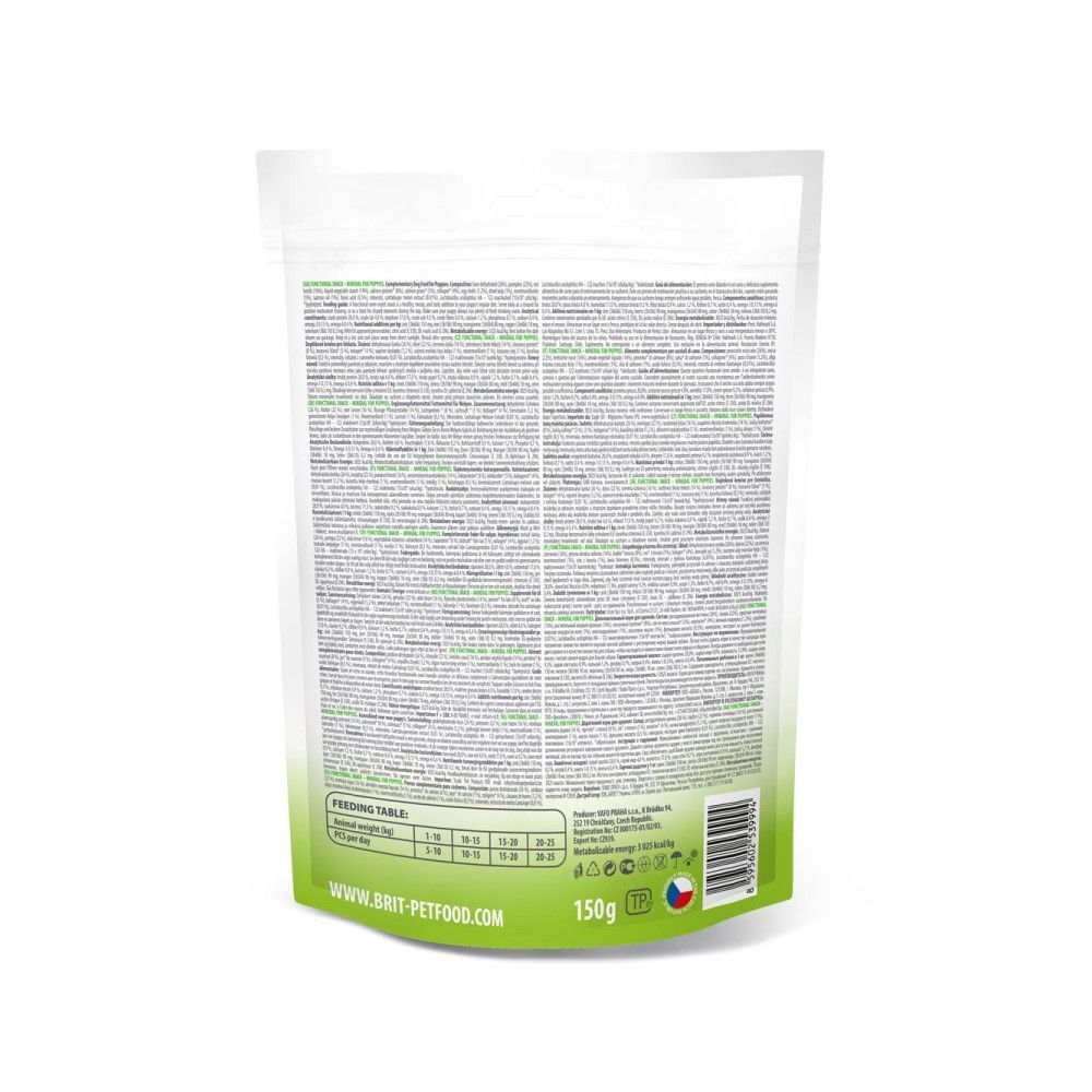 Ласощі для цуценят Brit Care Functional Mineral 150 г - шинка