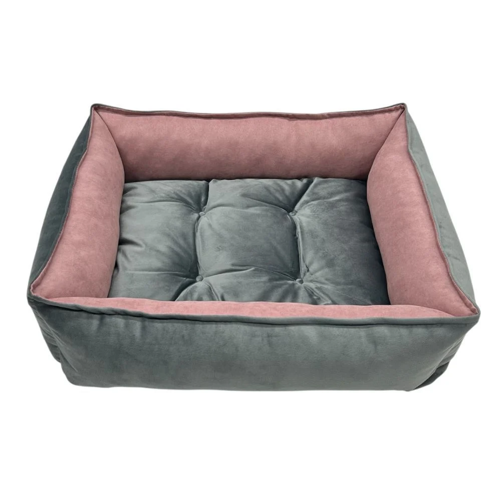 Лежак для котів Pet Fun Velour 60x50x18 см - рожевий Лежак для котів Pet Fun Velour 60x50x18 см - рожевий