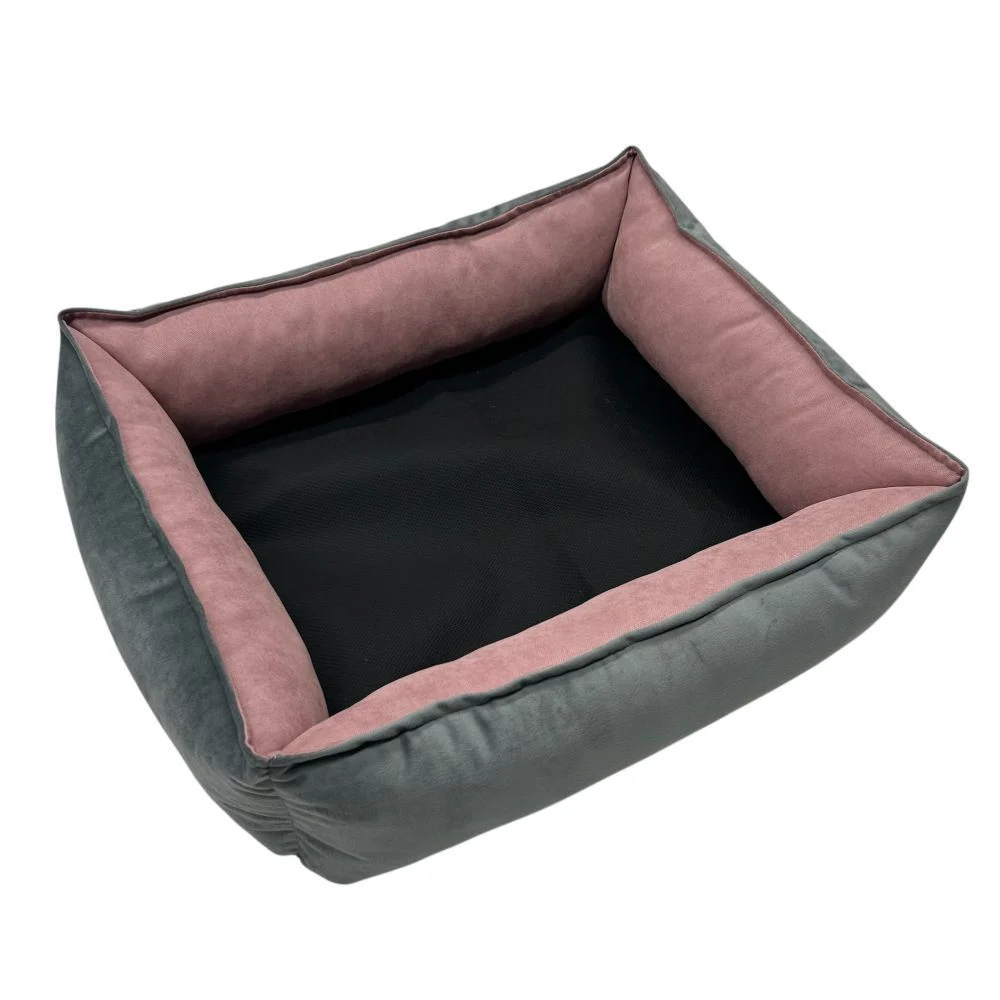 Лежак для котів Pet Fun Velour 60x50x18 см - рожевий Лежак для котів Pet Fun Velour 60x50x18 см - рожевий