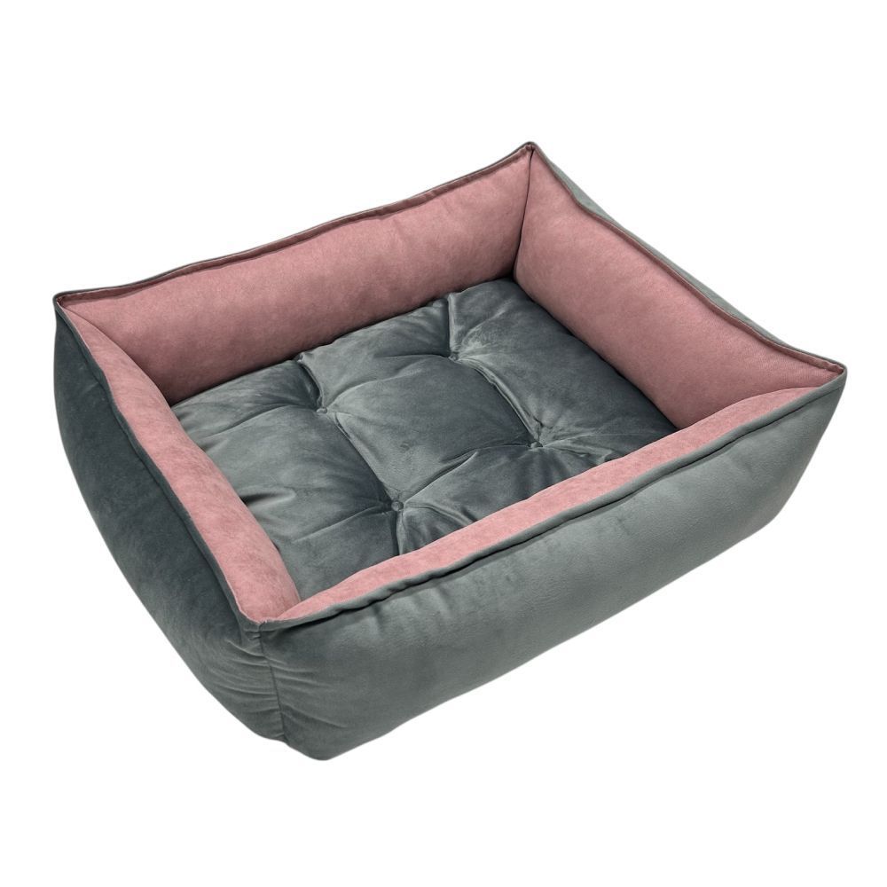Лежак для котів Pet Fun Velour 60x50x18 см - рожевий Лежак для котів Pet Fun Velour 60x50x18 см - рожевий