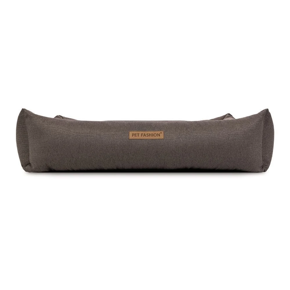 Лежак для собак Pet Fashion Jack 80х60х16 см - коричневий Лежак для собак Pet Fashion Jack 80х60х16 см - коричневий
