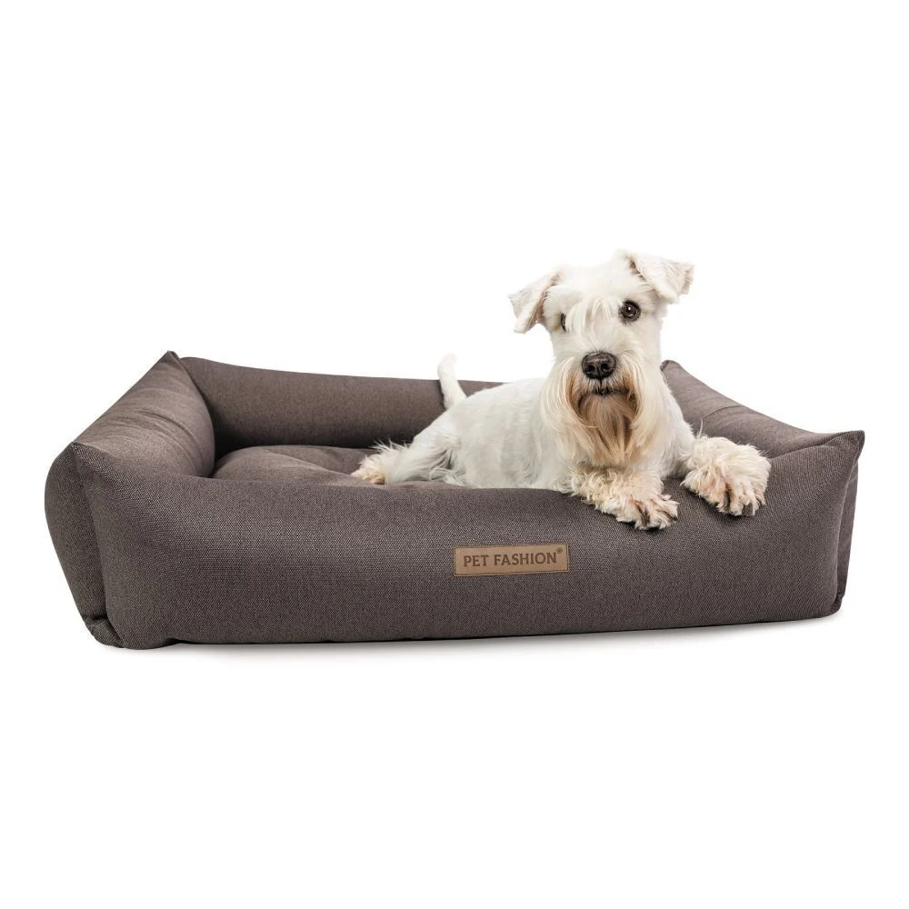 Лежак для собак Pet Fashion Jack 80х60х16 см - коричневий Лежак для собак Pet Fashion Jack 80х60х16 см - коричневий