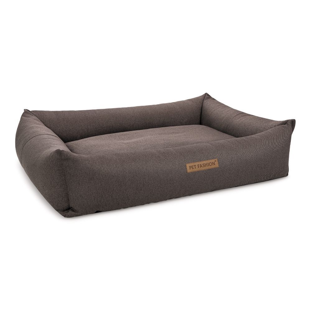 Лежак для собак Pet Fashion Jack 80х60х16 см - коричневий Лежак для собак Pet Fashion Jack 80х60х16 см - коричневий