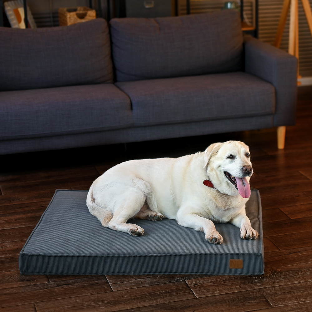 Матрац для собак Noble Pet Nolan Velvet 100х80 см - сірий