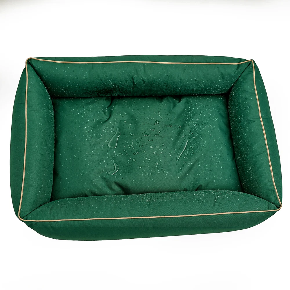 Лежак для собак Noble Pet Albert Waterproof 90x60x25 см -  зелений