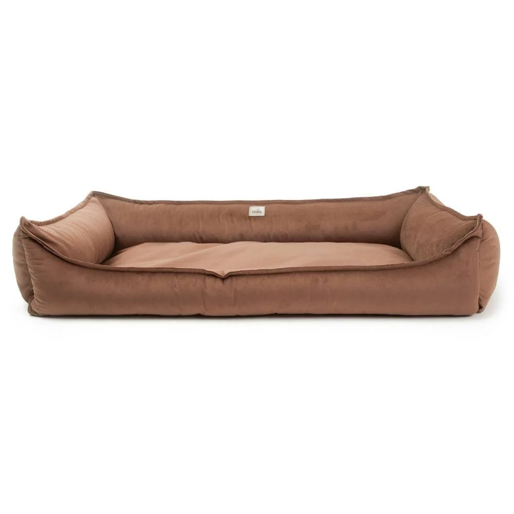 Лежак для собак PETBED Комфорт 3XL 120х80х27 см — коричневый Лежак для собак PETBED Комфорт 3XL 120х80х27 см — коричневый
