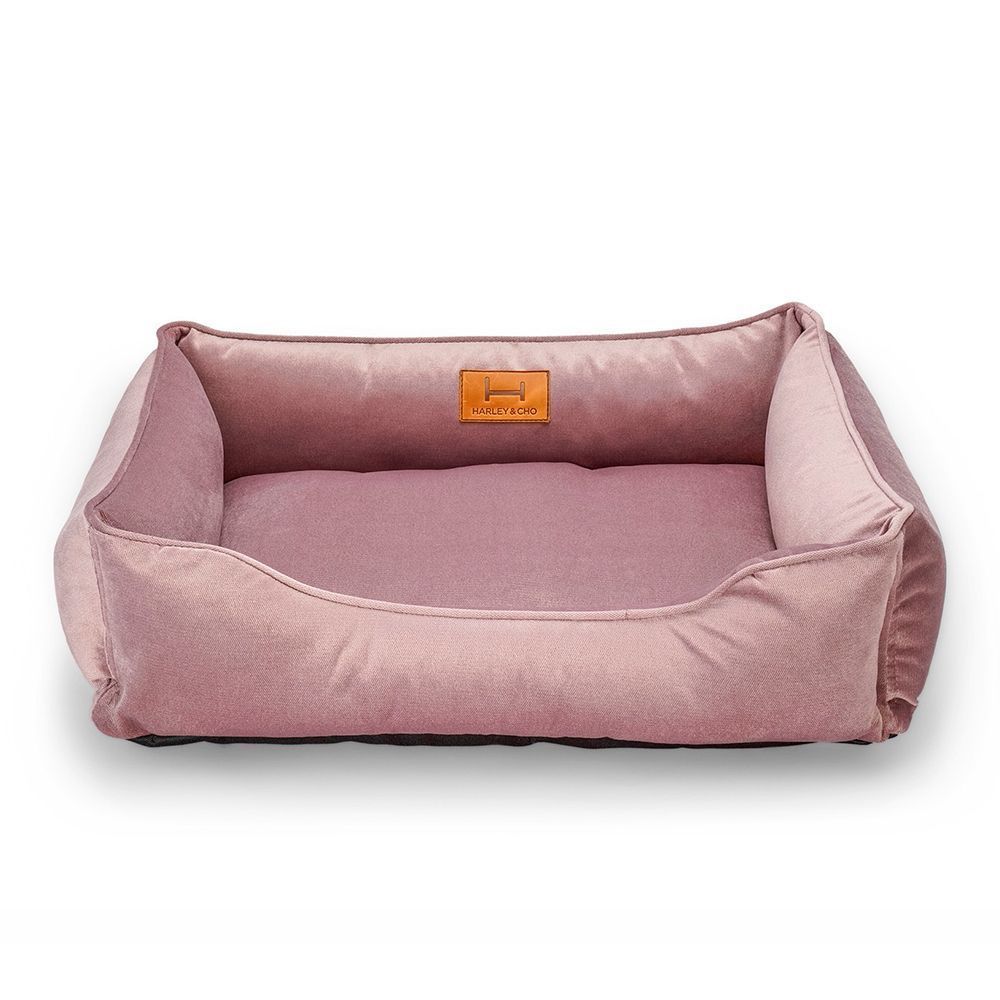 Лежак для собак Harley and Cho Dreamer Velur Pudra S 60 x 45 см - dgs Лежак для собак Harley and Cho Dreamer Velur Pudra S 60 x 45 см - dgs