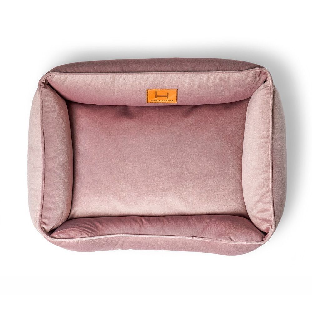 Лежак для собак Harley and Cho Dreamer Velur Pudra S 60 x 45 см - dgs Лежак для собак Harley and Cho Dreamer Velur Pudra S 60 x 45 см - dgs