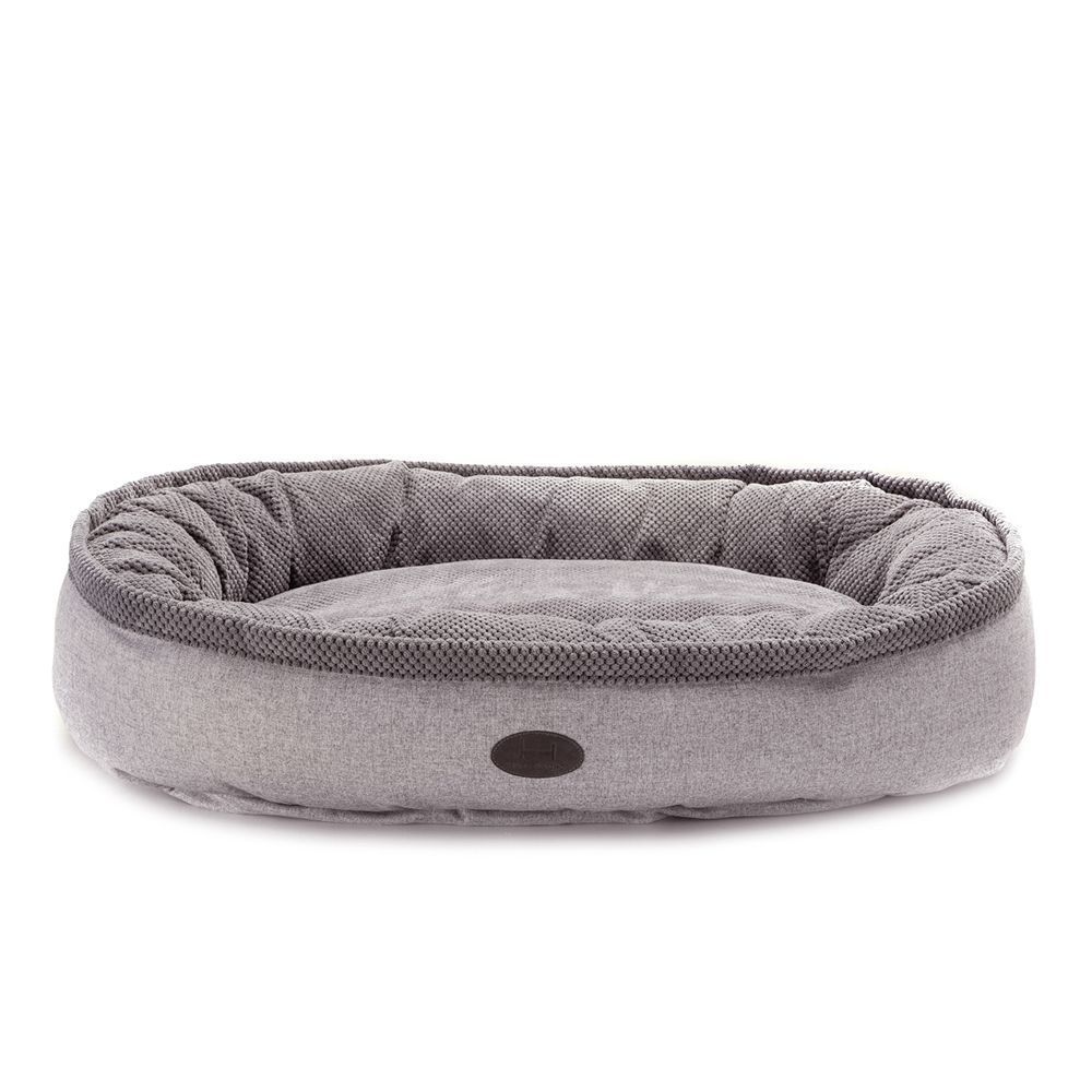Лежак для собак Harley and Cho Donut Soft Touch Gray L 90 х 70 см Лежак для собак Harley and Cho Donut Soft Touch Gray L 90 х 70 см