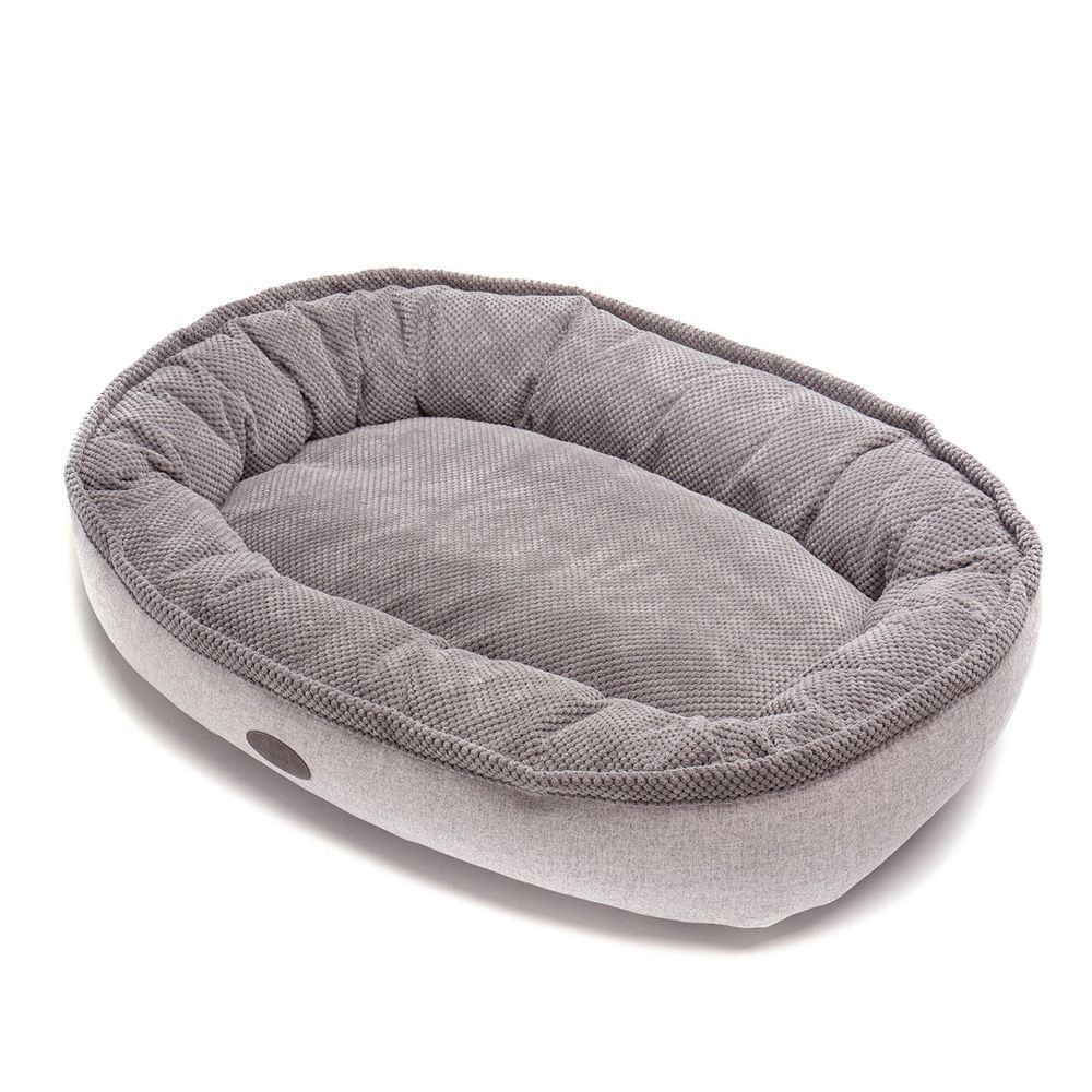 Лежак для собак Harley and Cho Donut Soft Touch Gray L 90 х 70 см Лежак для собак Harley and Cho Donut Soft Touch Gray L 90 х 70 см