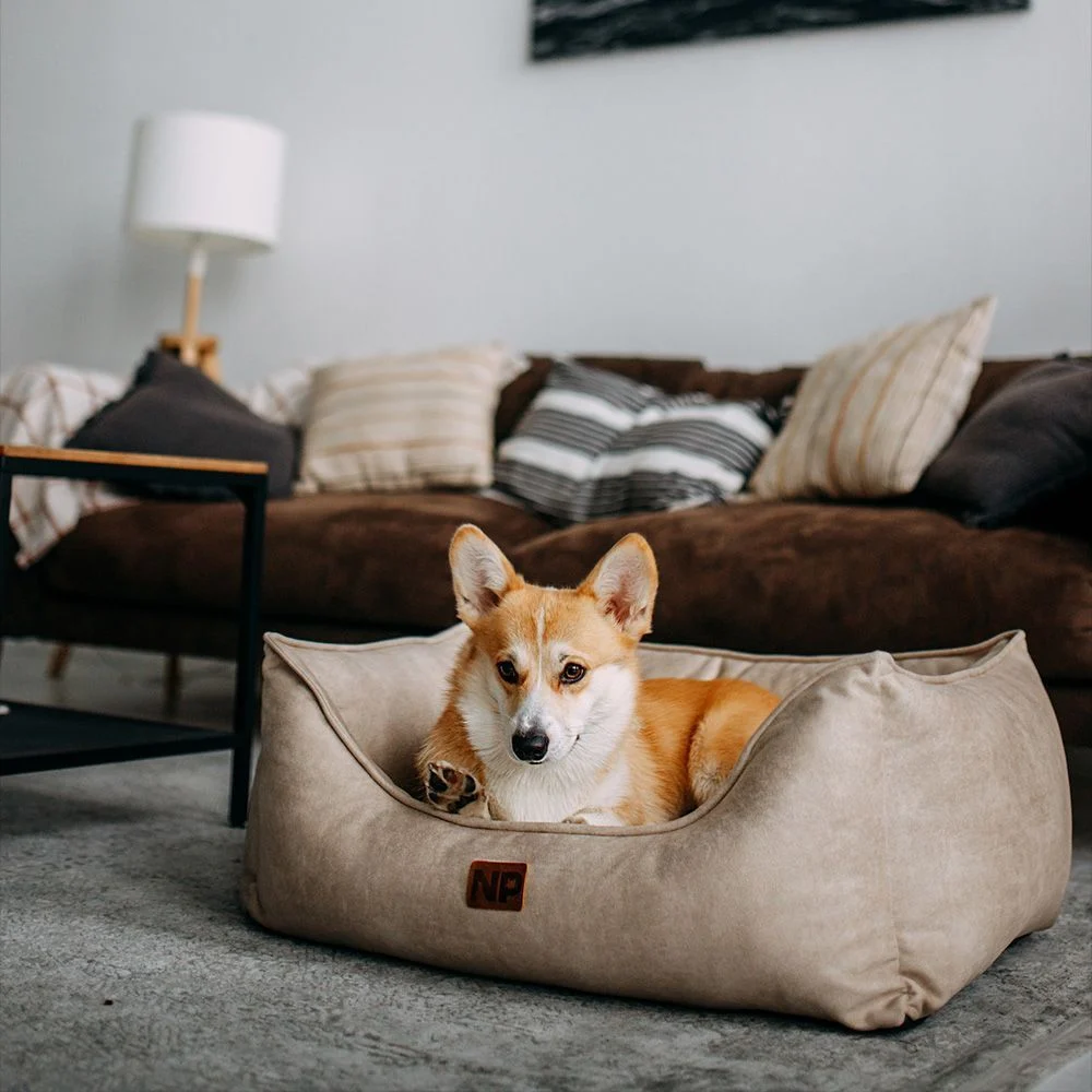 Лежак для собак Noble Pet Leon Sand 55 х 45 х 18 см