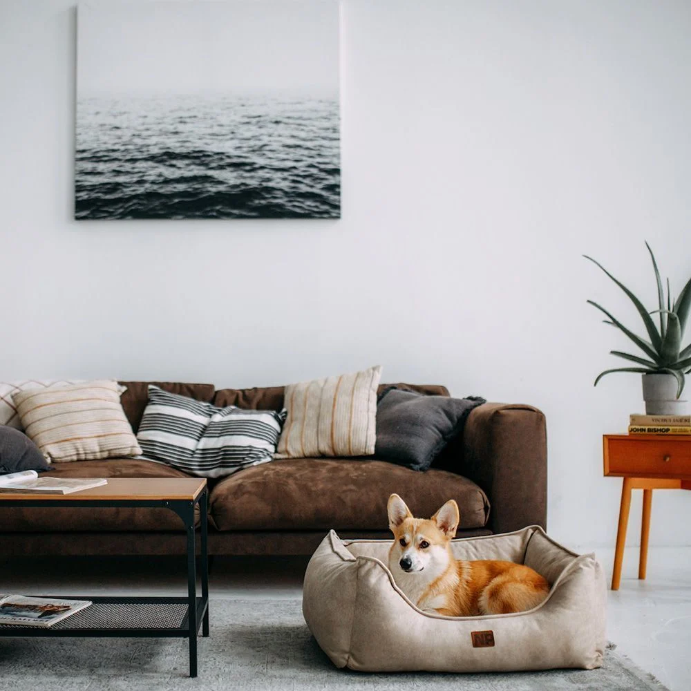 Лежак для собак Noble Pet Leon Sand 55 х 45 х 18 см