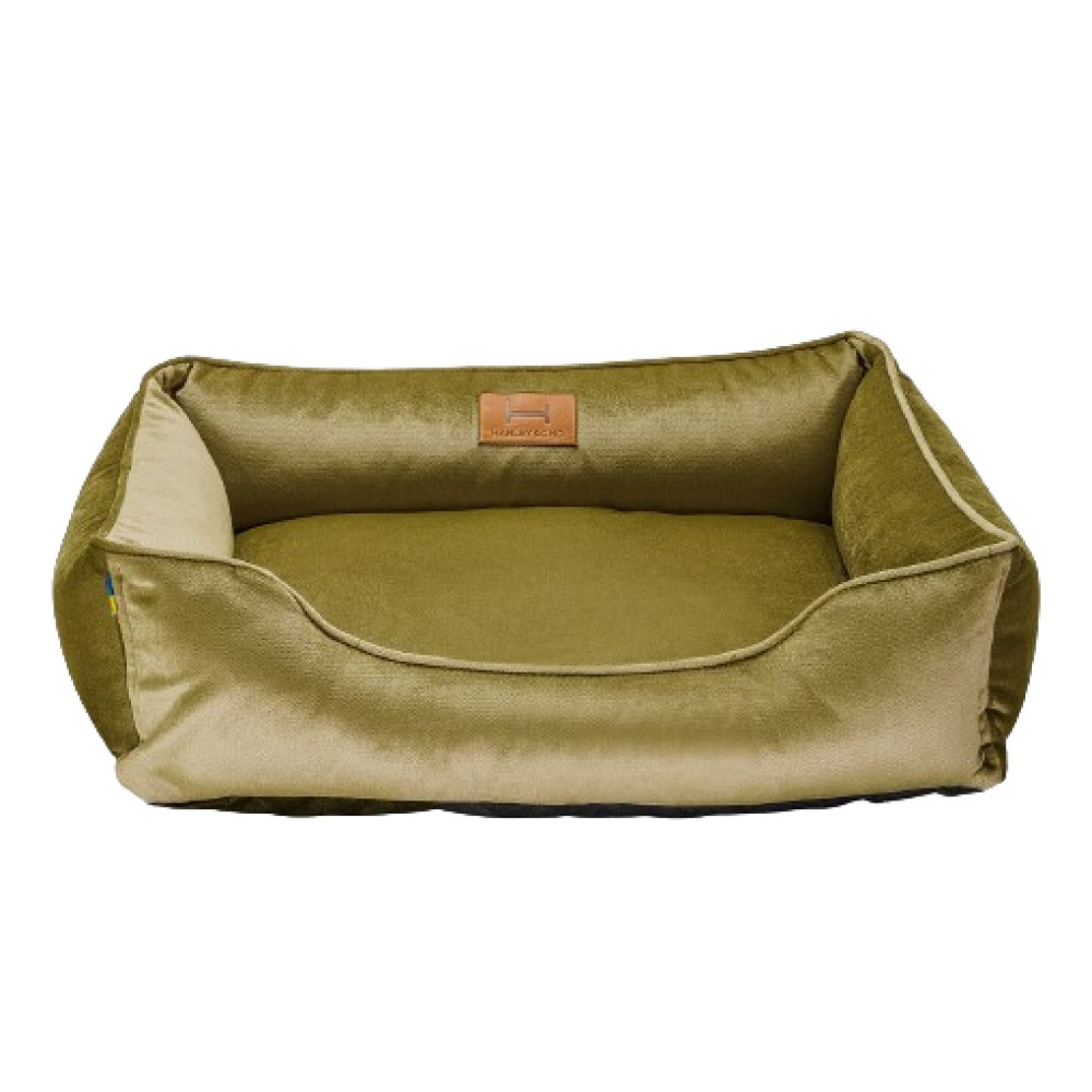 Лежак для собак та котів Harley and Cho Dreamer Olive Velour S 60 x 45 см Лежак для собак та котів Harley and Cho Dreamer Olive Velour S 60 x 45 см