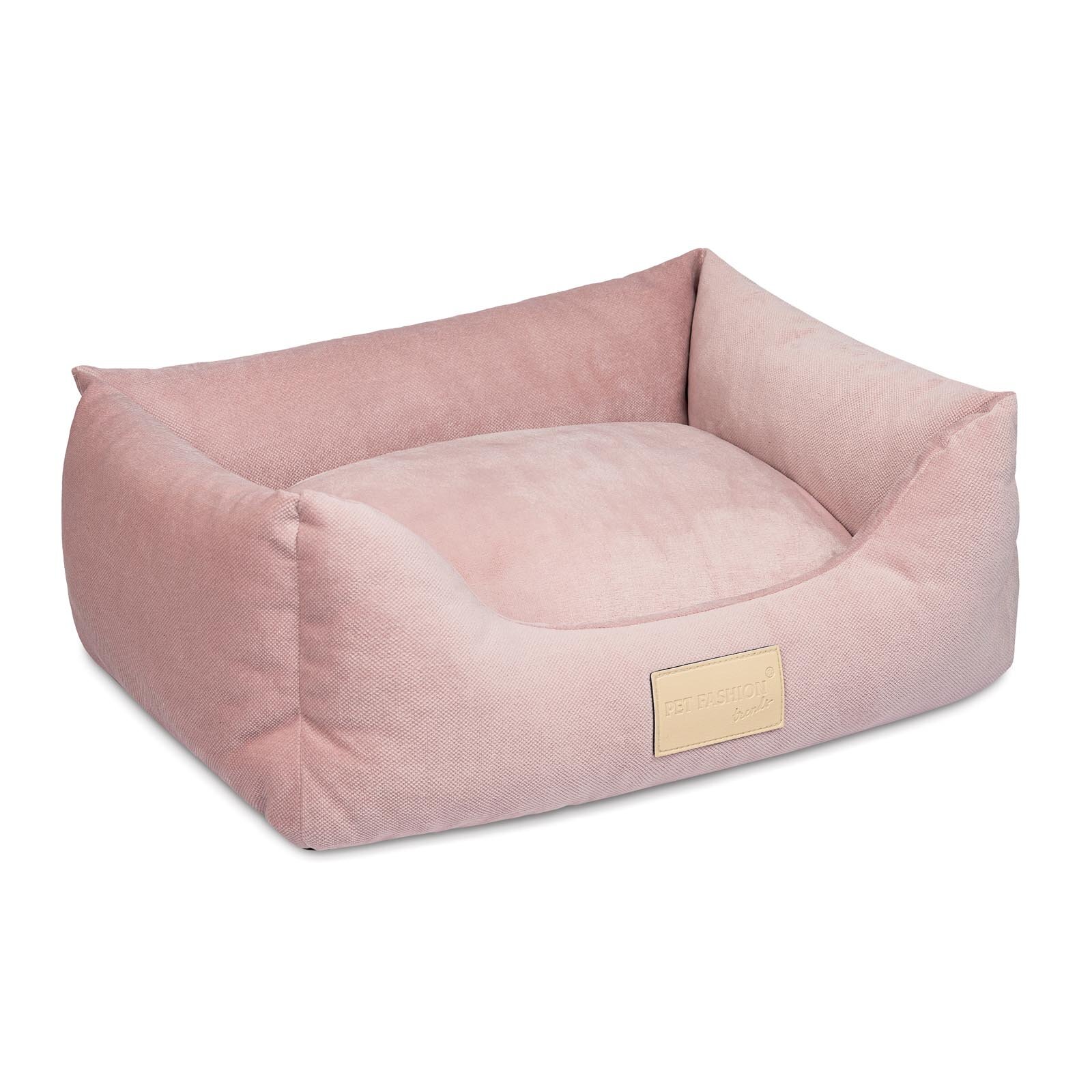Лежак Pet Fashion «Molly» 60 см / 52 см / 19 см (рожевий) Лежак Pet Fashion «Molly» 60 см / 52 см / 19 см (рожевий)