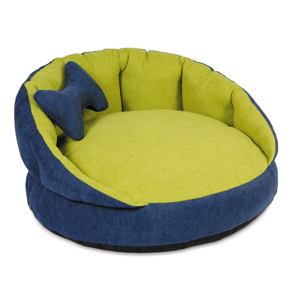 Лежак Pet Fashion «Шарм» 54 x 54 x 27 см (синий)
