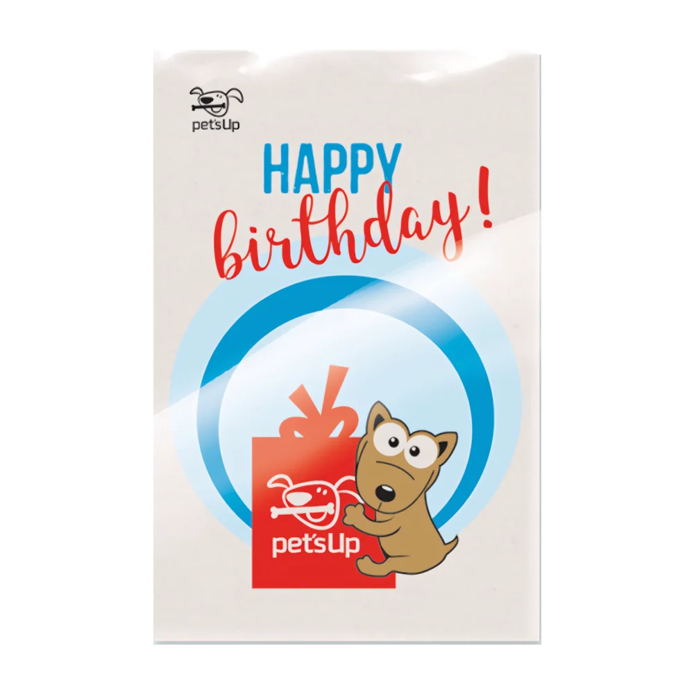 Листівка їстівна для собак Pet’s Up Happy Birthday №1 Листівка їстівна для собак Pet’s Up Happy Birthday №1