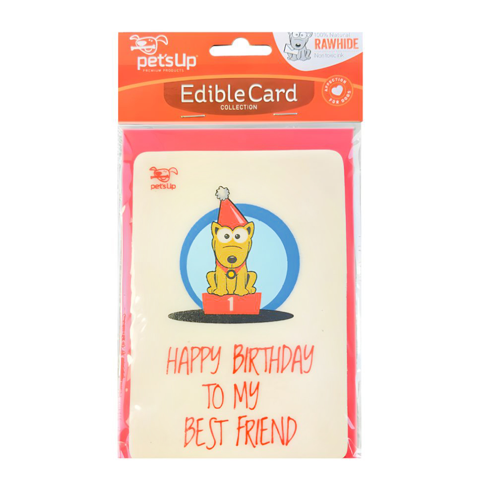 Листівка їстівна для собак Pet’s Up Happy Birthday №2 Листівка їстівна для собак Pet’s Up Happy Birthday №2