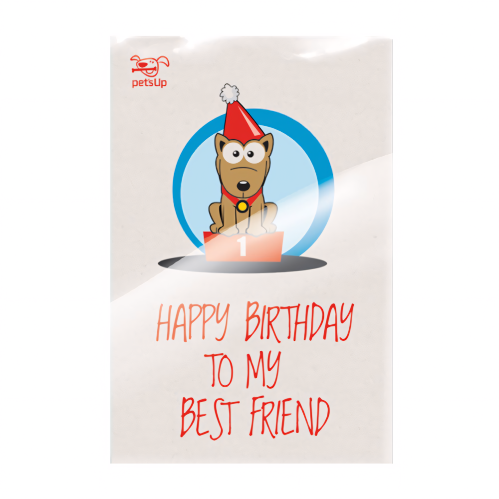 Листівка їстівна для собак Pet’s Up Happy Birthday №2 Листівка їстівна для собак Pet’s Up Happy Birthday №2