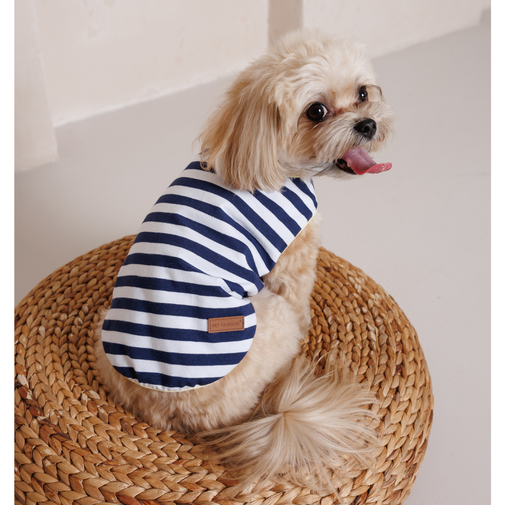 Майка для собак Pet Fashion Tropic XXS - біло-синій Майка для собак Pet Fashion Tropic XXS - біло-синій