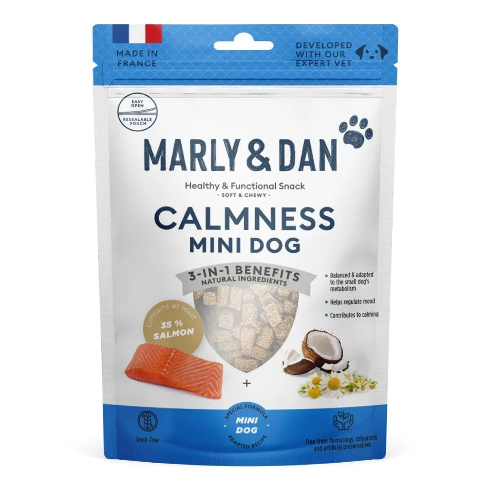 Лакомства для собак Marly & Dan Calmness Mini Dog 50 г - лосось Лакомства для собак Marly & Dan Calmness Mini Dog 50 г - лосось