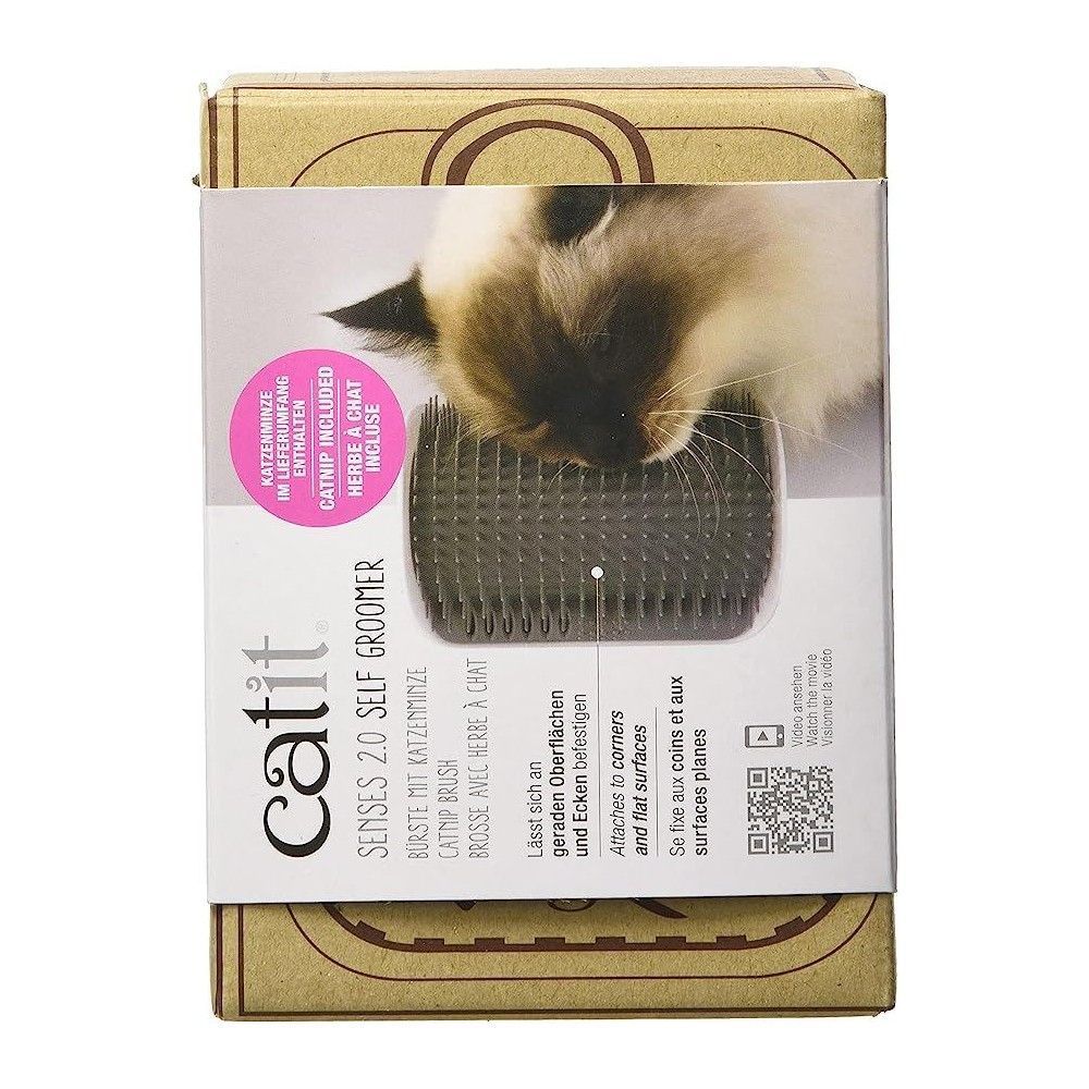 Массажная щетка для кошек Catit Senses Self Groomer 2.0 - пластик