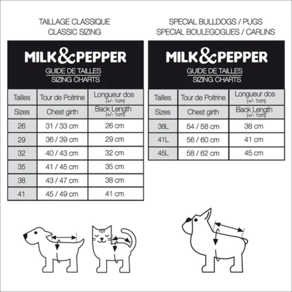 Milk & Pepper Achille толстовка для собак 29 - сірий