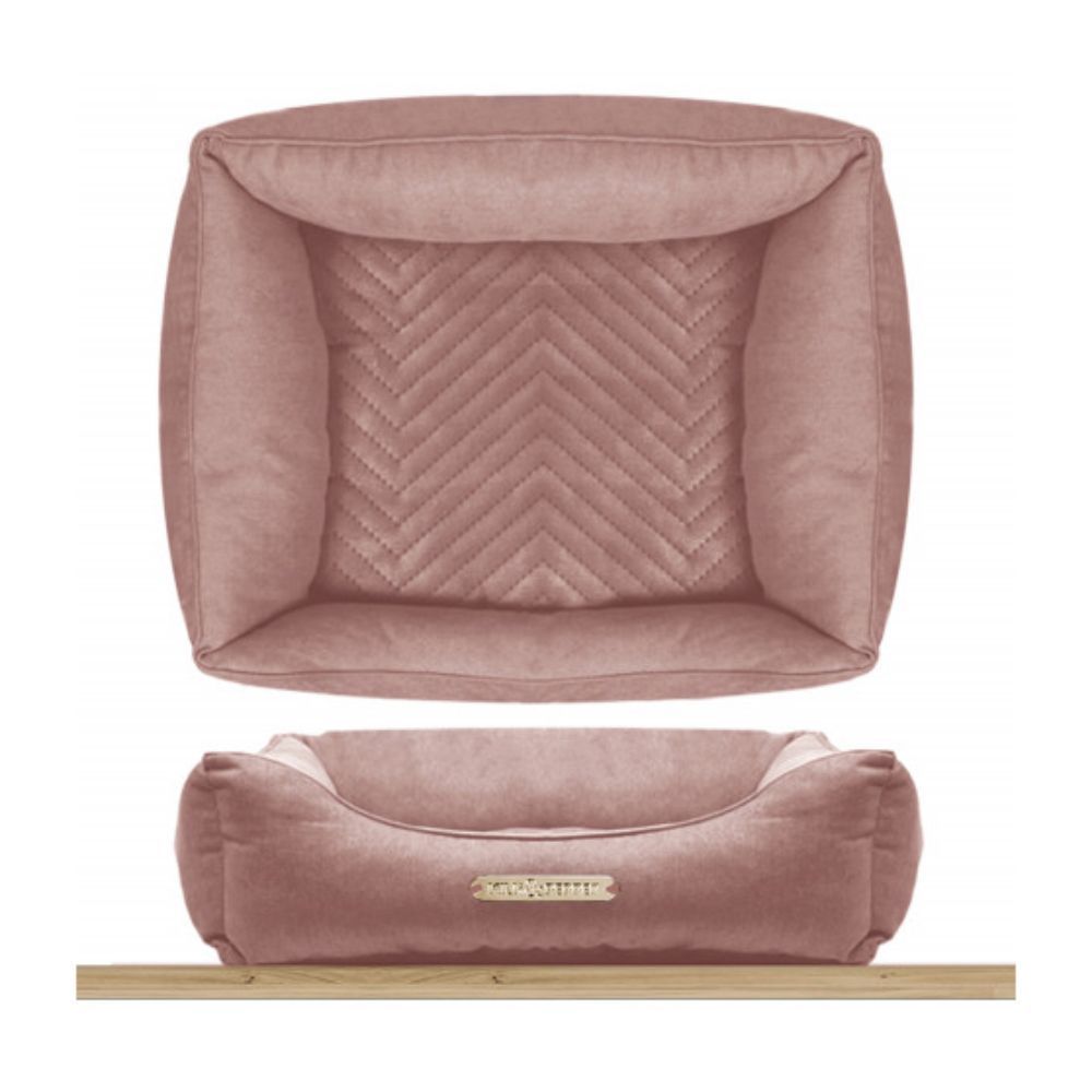 Milk & Pepper Palais Royal диван для собак 75х55х20 см - розовый Milk & Pepper Palais Royal диван для собак 75х55х20 см - розовый