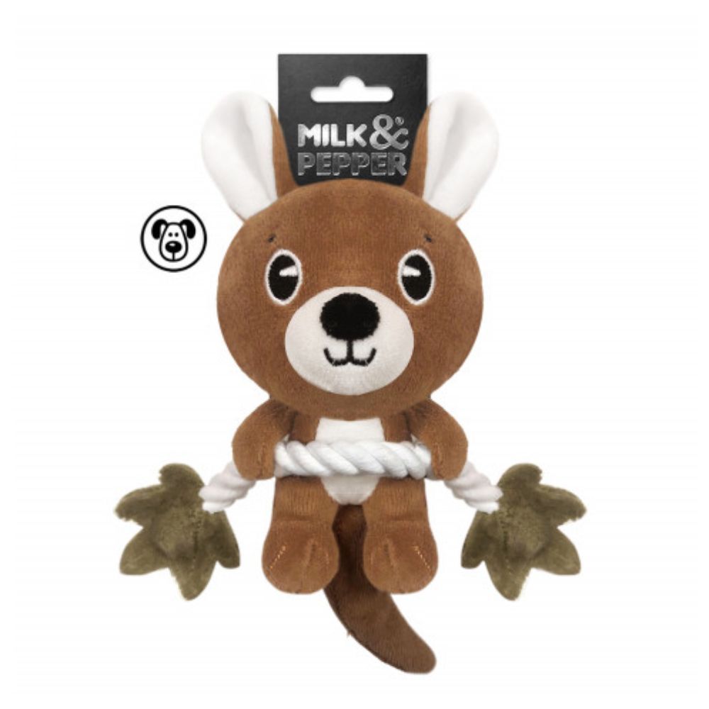 Milk & Pepper Wallaby Кенгуру игрушка для собак 29 см - коричневый Milk & Pepper Wallaby Кенгуру игрушка для собак 29 см - коричневый