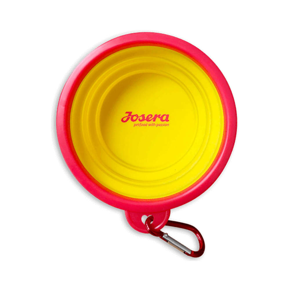 Миска дорожная Josera 300 мл (желтая)