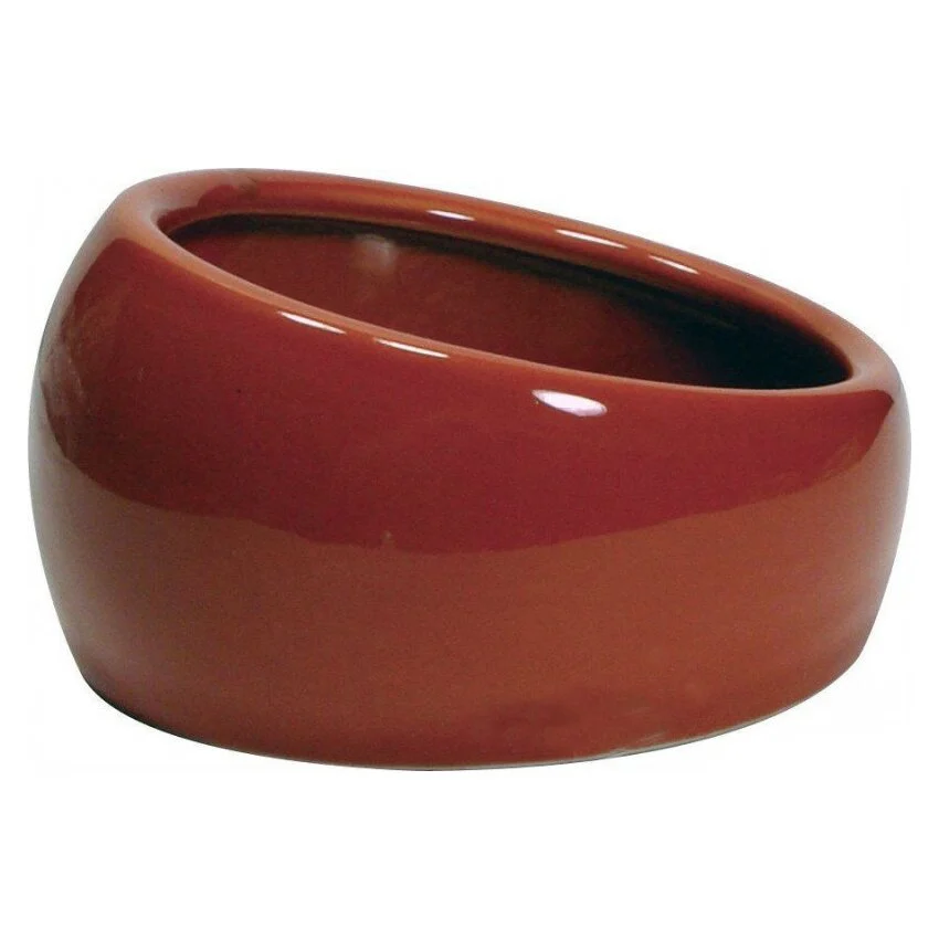Миска керамічна Living World «Ergonomic Dish» 420 мл / 13,5 см (бордова)